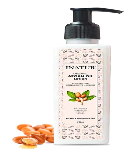Inatur Argan Lotion | Moroccan Argan Oil | For Dry Skin |100% Natural