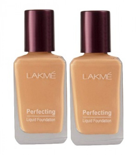 Lakmé Perfecting Liquid Foundation, Coral, Waterproof Full Coverage Long Lasting