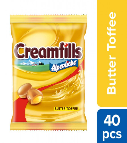 ALPENLIEBE Creamfills Butter Toffee 40 pcs (152 g) Pack of 2