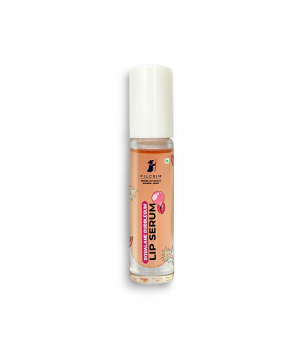 Pilgrim Squalane Lip Serum (Peppermint) with roll-on for Visibly Plump Lips