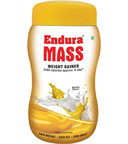 Endura Mass Weight Gainer powder Banana 500 g
