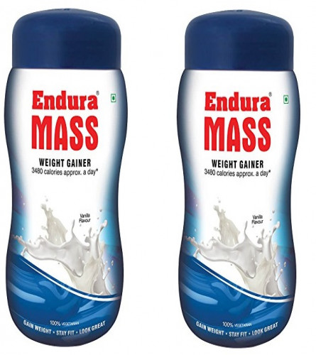 Endura Mass Weight Gainer Vanilla 500 g (Pack of 2)