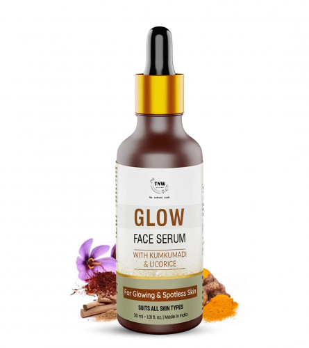 TNW Glow Face Serum for Radiance | With Kumkumadi & Licorice