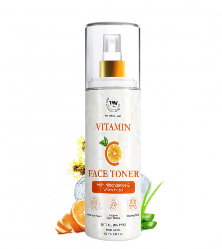 TNW Vitamin C Toner with Niacinamide & Witch Hazel | For Hydrating Skin & Minimizing