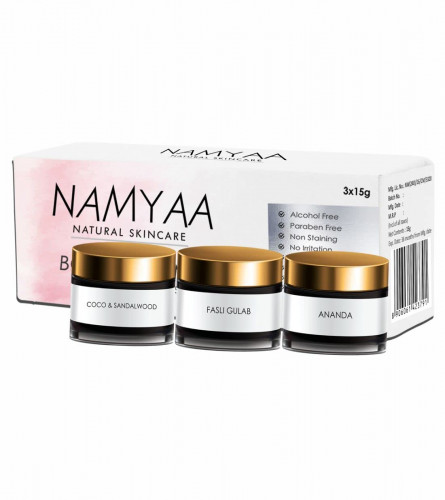 Namyaa Solid Natural Body Perfume 15 gm (Pack of 3)