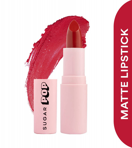 SUGAR POP Matte Lipstick 03 Scarlet for Women 4.2 g (Pack of 2)