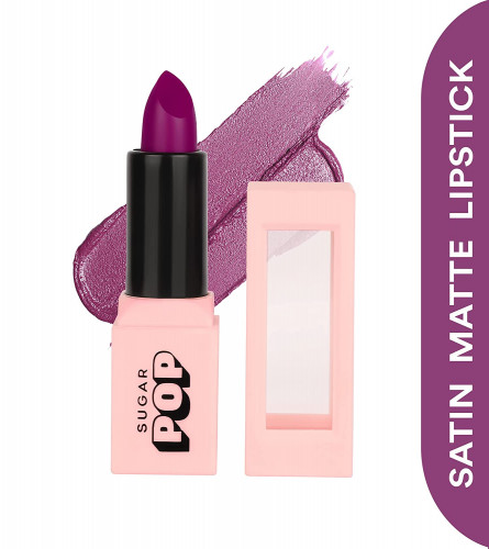 SUGAR POP Satin Matte Lipstick - 04 Orchid for Women 3 g (Pack of 2)