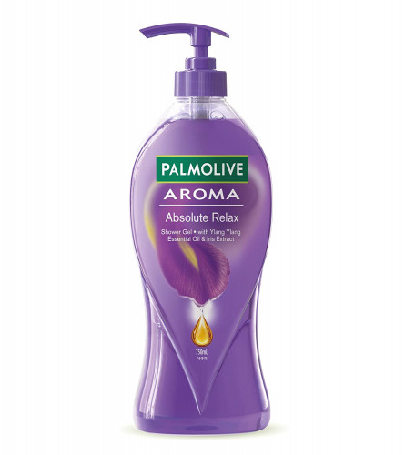 Palmolive Aroma Absolute Relax Gel Single Pump Bottle Essential Oil & Iris Extracts