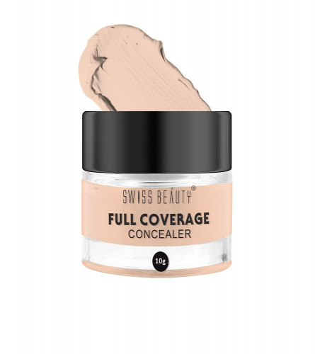 SWISS BEAUTY Fill coverage Cream Concealer (Light Fairest, 10 gm) pack 2 | Matte Finish