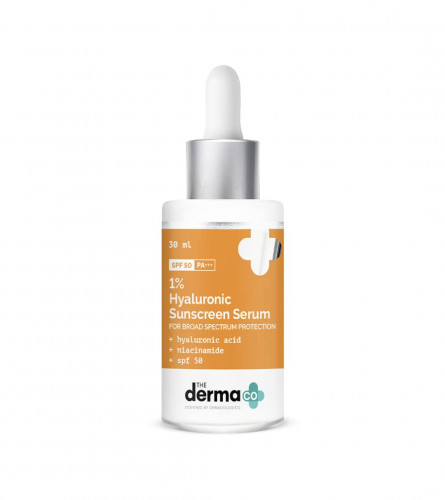 The Derma Co 1% Hyaluronic Acid Sunscreen Serum with SPF 50 (30 ml )