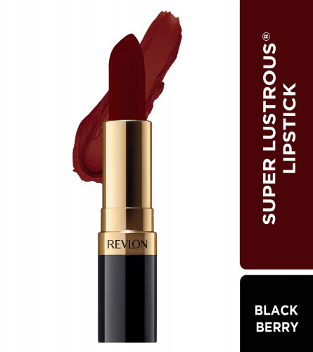 Revlon Super Lustrous Lipstick, Opaque Finish - Black Berry 4.2 gm