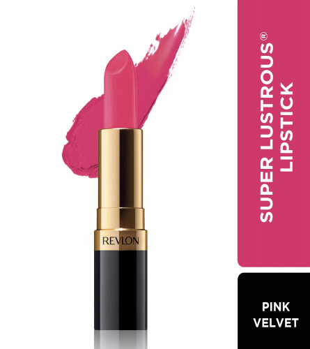 Revlon Super Lustrous Lipstick, Matte Finish - Pink Velvet 4 gm