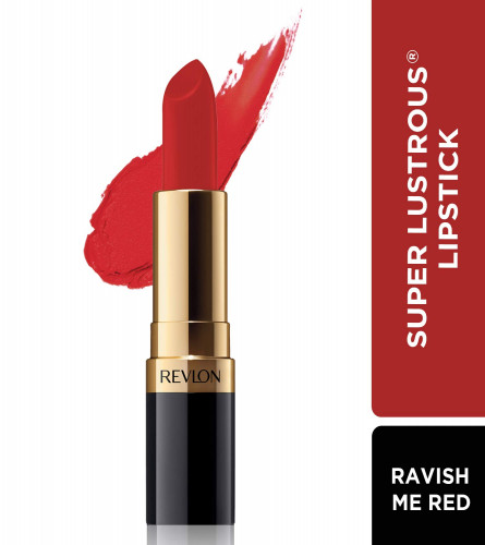 Revlon Super Lustrous Lipstick, Crème Finish - Ravish Me Red 4 gm