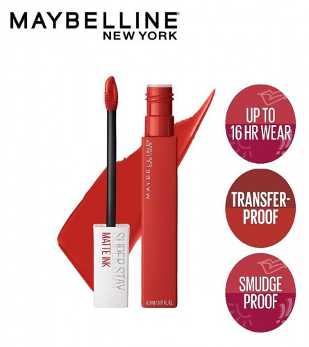 Maybelline New York Liquid Matte Lipstick 118 Dancer (5 ml)Fs