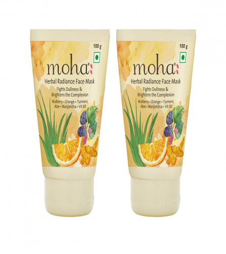 Moha Herbal Radiance Face Mask Cream 100 gm ( Pack of 2)