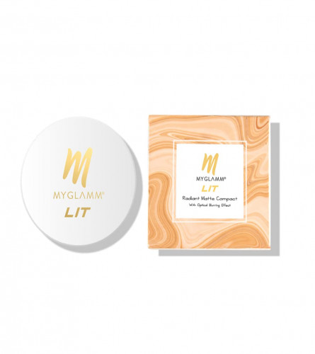 Myglamm LIT Radiant Matte Compact-Beat