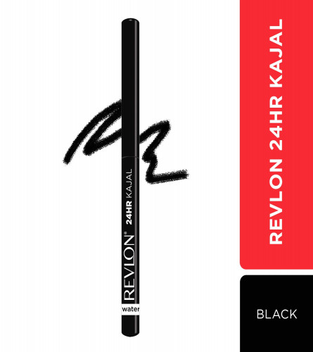 Revlon 24 Hr Kajal, Matte Finish Black 0.35g (pack of 2)