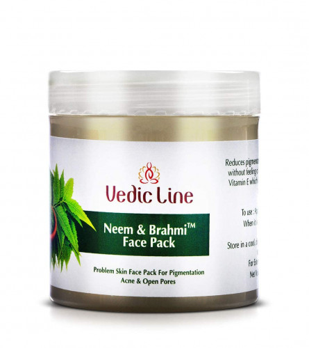Vedicline Neem Brahmi Face Pack, Reduce Acne, Pigmentation & Open Pores