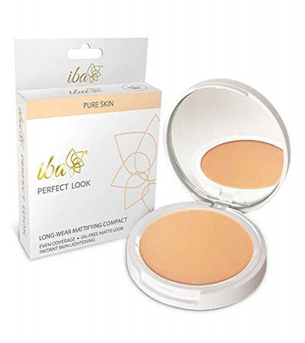 Iba Pure Skin Perfect Look Long Wear Mattifying Compact -Natural Coral