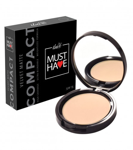Iba Must Have Velvet Matte Pressed Compact Powder - Cool Vanilla