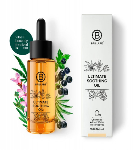 Brillare Ultimate Soothing Oil, 100% Natural Body Oil, Rosemary
