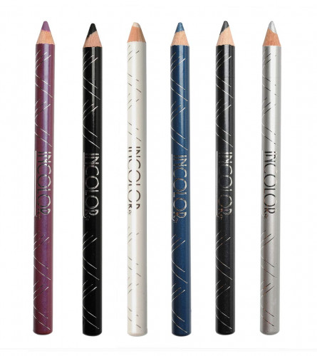 INCOLOR Intense Longwear Eye Pencil Combo Multicolor (Pack of 6)