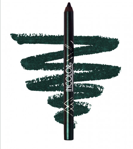 INCOLOR Glide Gel Eye Kajal For Girl and Women 1.2 g (Pack of 2)