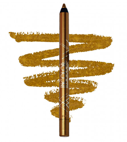 INCOLOR Glide Gel Eye Kajal Gold 1.2 g (Pack of 2)