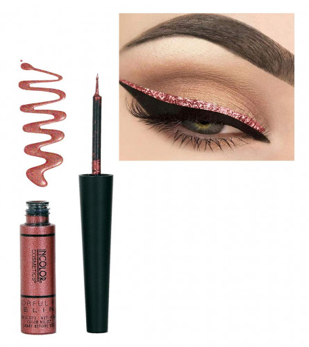INCOLOR Light Color Lift Liquid Eyeliner Pink for Girl and Women 6ml (Pack of 2)