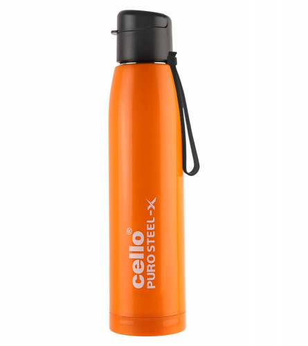 Cello Puro Steel-X Cooper Water Bottle 900 ml (Orange)