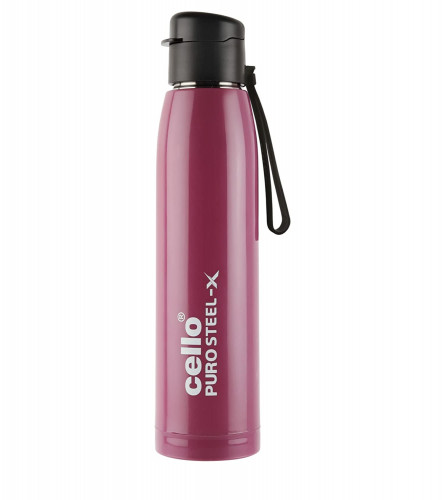 Cello Puro Steel-X Cooper Water Bottle 900 ml (Pink)