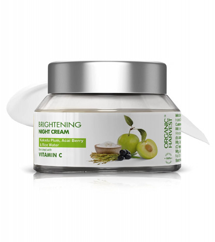 Organic Harvest Brightening Night Cream | Overnight Repair