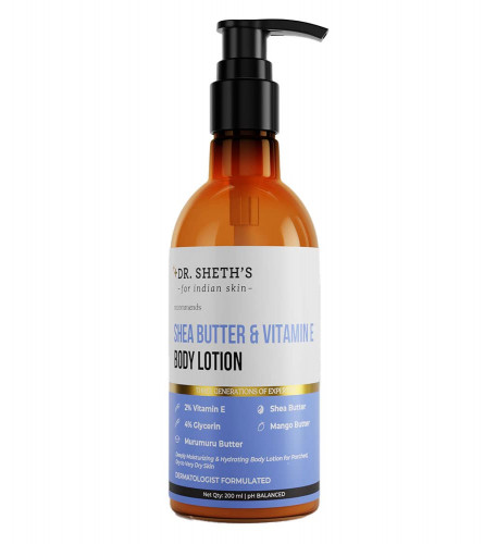 Dr. Sheth's Shea Butter & Vitamin E Body Lotion