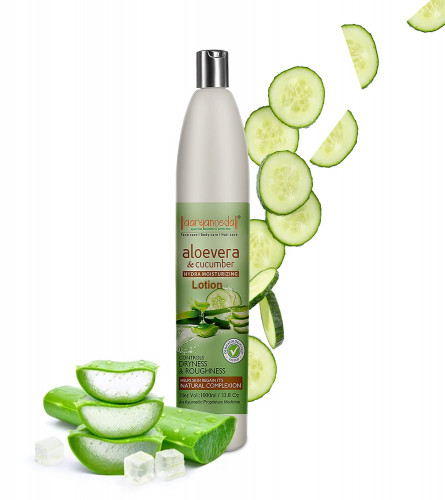 Aryanveda Hydra Moisturizing Body Lotion For Dry Skin With Aloe Vera & Cucumber