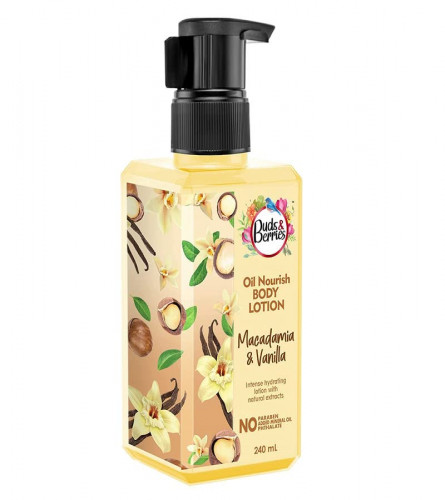 Buds & Berries Oil Nourish Body Lotion with Macadamia and Vanilla Extracts
