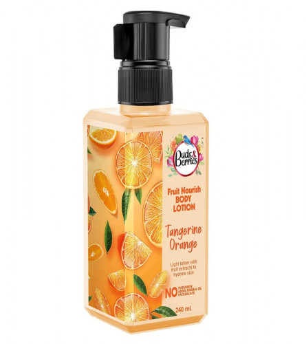 Buds & Berries Fruit Nourish Body Lotion with Tangerine Orange Vitamin C Extracts