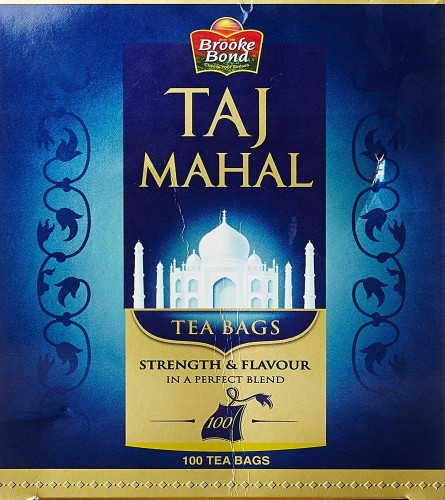 Brook Bond Taj Mahal Leaf 100 Tea Bags , Original Darjeeling tea