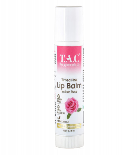TAC - The Ayurveda Co. Tinted Indian Rose Vegan Lip Balm SPF 20