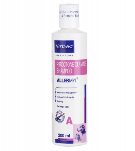 Virbac Allermyl Shampoo For Pet Dogs and Cats 200 ml
