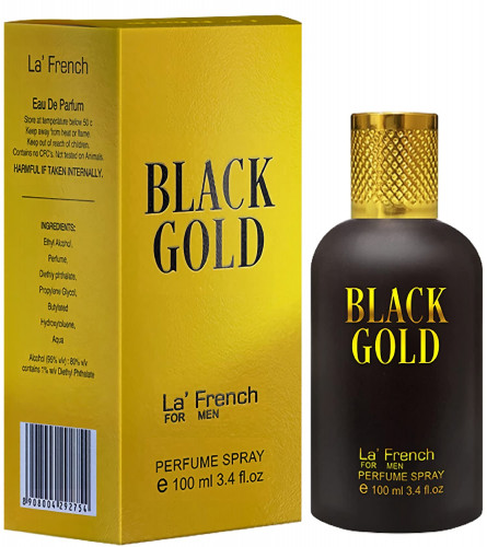 La French Black Gold Perfume For Men - 100 Ml | Extra Long Lasting Luxury Fragrance | free shipping