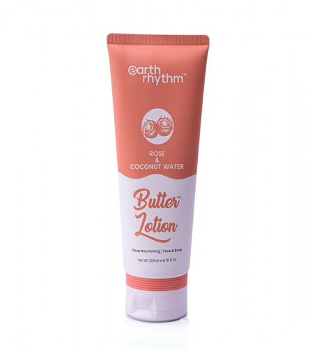 Earth Rhythm Rose & Coconut Water Butter Lotion 200 ml