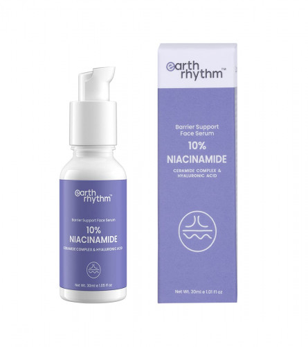 Earth Rhythm 10% Niacinamide Serum + Hyaluronic Acid Face Serum 15 ml (Pack of 2)