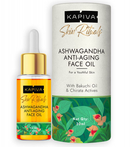 Kapiva Ashwagandha Anti-Aging Face Oil 30 ml