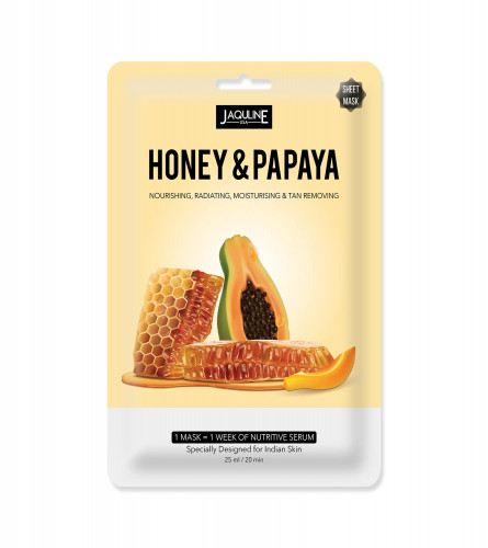 Jaquline USA Honey & Papaya Sheet Mask