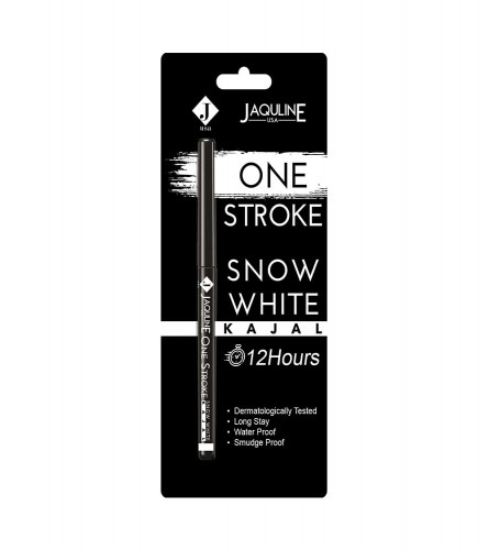 Jaquline USA Onestroke Kajal Snow White | Highly Pigmented