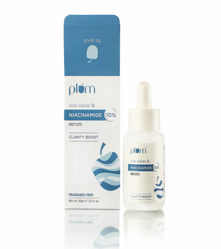 Plum 10% Niacinamide Serum with Rice Water | Serum for Face