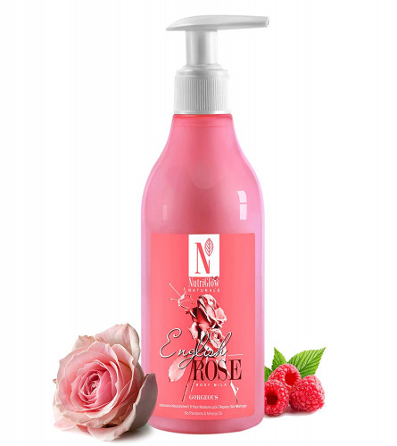 NutriGlow NATURAL'S English Rose Body Milk 300 ml