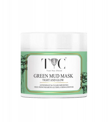 TYC Green Clay Mud Face Mask | Anti Aging, Deep cleansing action