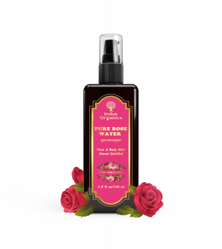 Indus Organics Rose Water, Gulab Jal, Face Toner