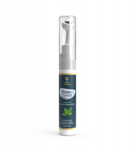 Indus Organics Under Eye Gel for Dark Circles| Wrinkles & Removal of Fine Lines